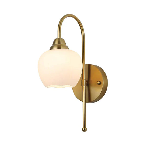 Wall Light E27 White — PL 2521-GL-WH