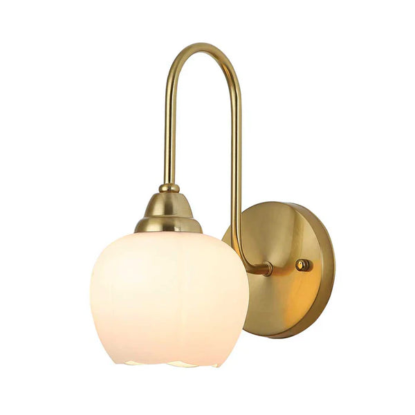 Vintage Tulip Wall Light — PL 2523-GL-WH