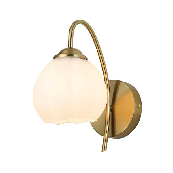 Wall Light E27 White — PL 2525-GL-WH