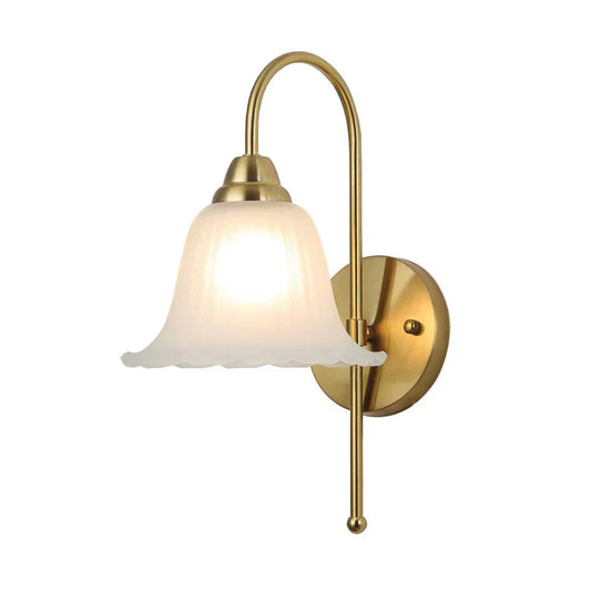 Wall Light E27 White — PL 2530-GL-WH
