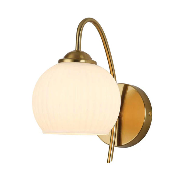 Wall Light E27 White — PL 2537-GL-WH