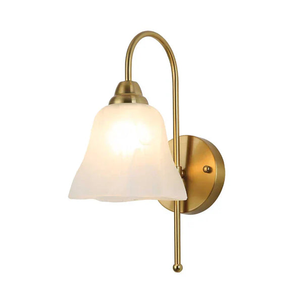 Wall Light E27 White — PL 2540-GL-WH