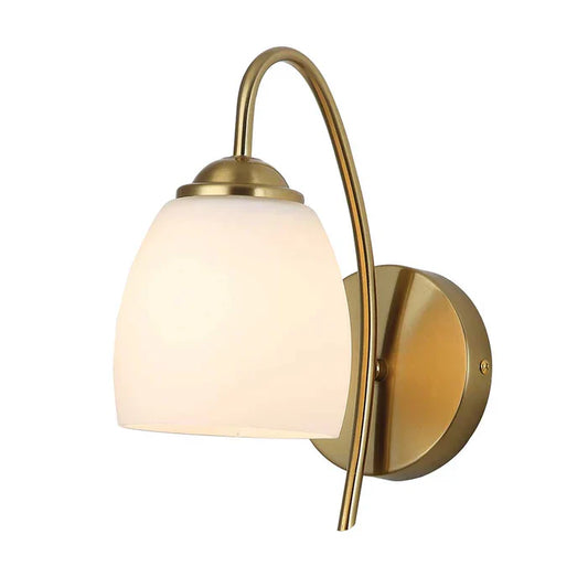 Wall Light E27 White — PL 2542-GL-WH