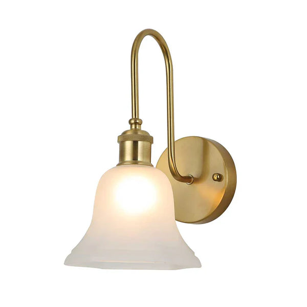 Decorative Hexagonal Frosted Glass Wall Light — PL 2544-GL-WH