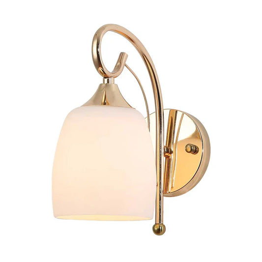 Wall Light E27 White — PL 2548-GL-WH