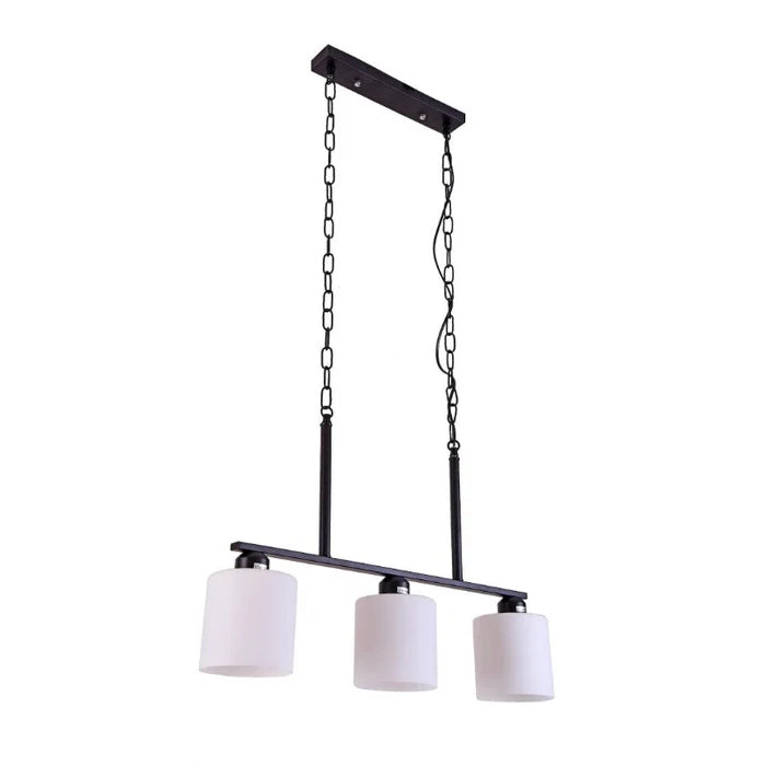 Opal Glass Cylinder Pendant Lamp — PL 6011-03