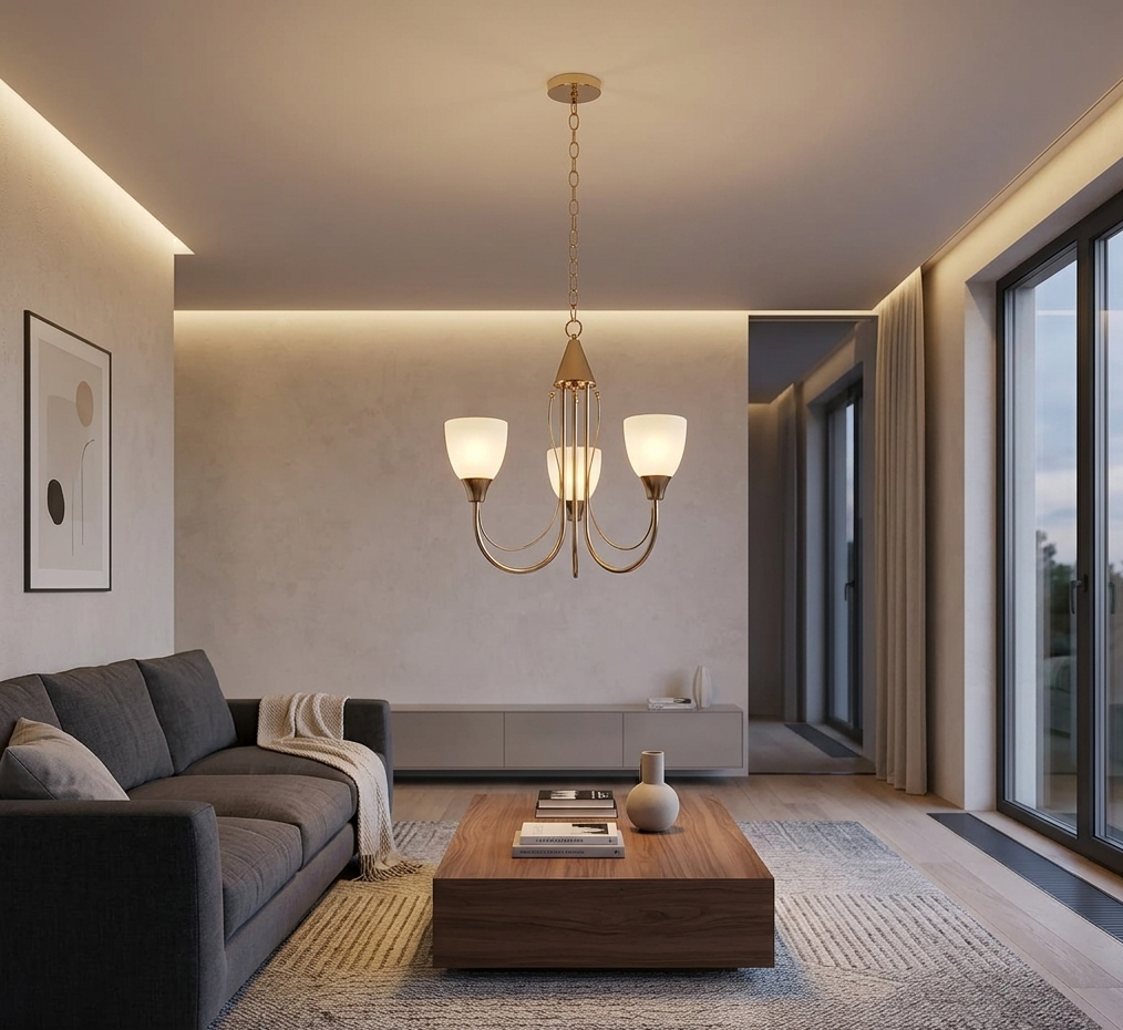 Pendant Light E27 Gold — PL 7003-27-03-GD