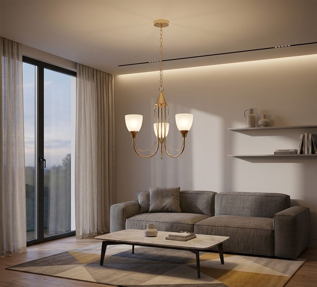 Pendant Light E27 Gold — PL 7003-27-03-GD