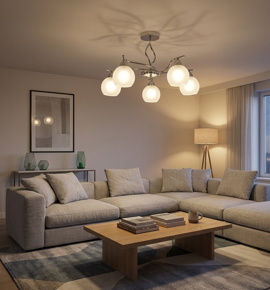 Pendant Light E27 Silver — PL 7013-27-03-SI