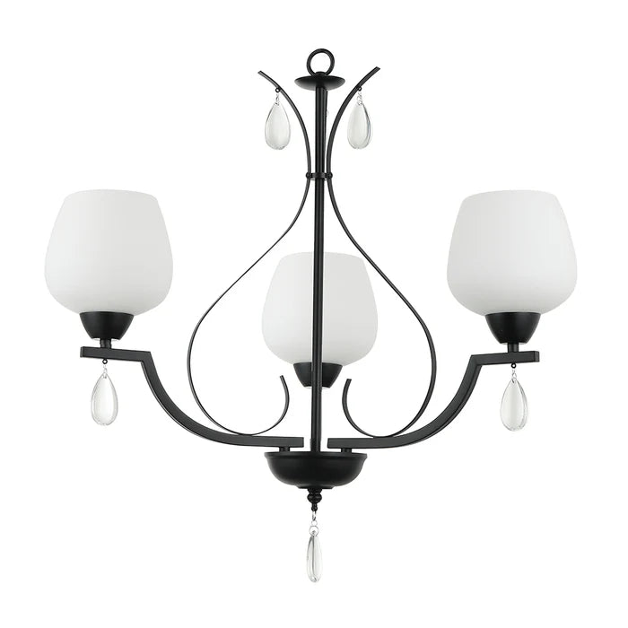 3-Light Frosted Glass Pendant — PL 7039-27-03