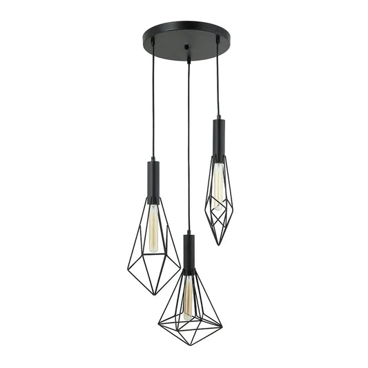 Pendant Light E27 Black — PL 7040-27-03-BK