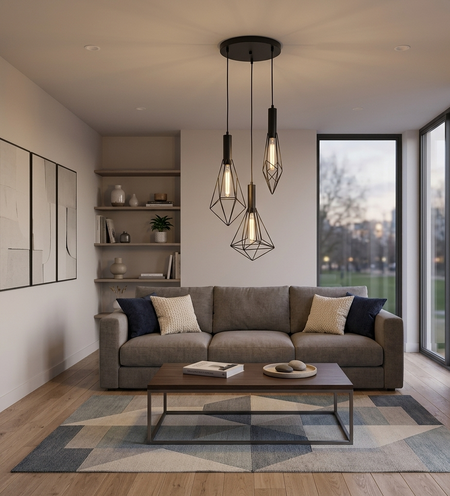 Pendant Light E27 Black — PL 7040-27-03-BK