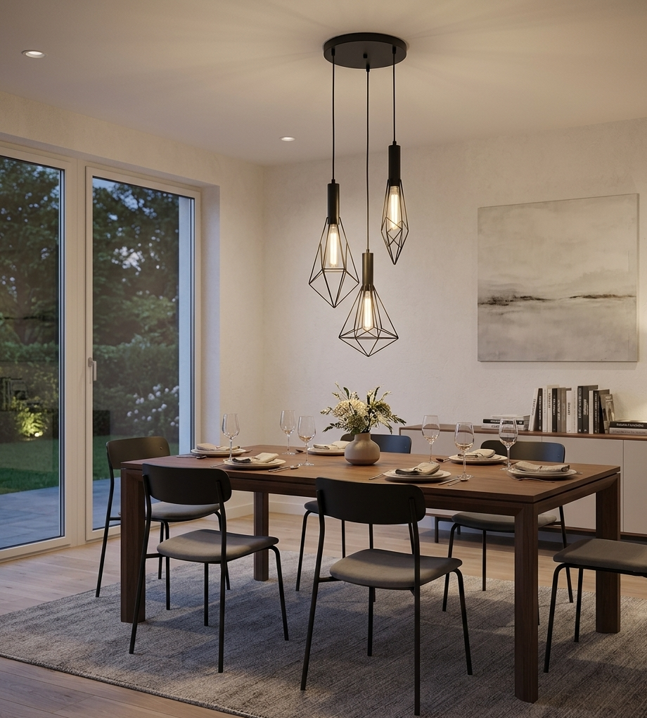 Pendant Light E27 Black — PL 7040-27-03-BK