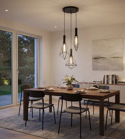 Pendant Light E27 Black — PL 7040-27-03-BK