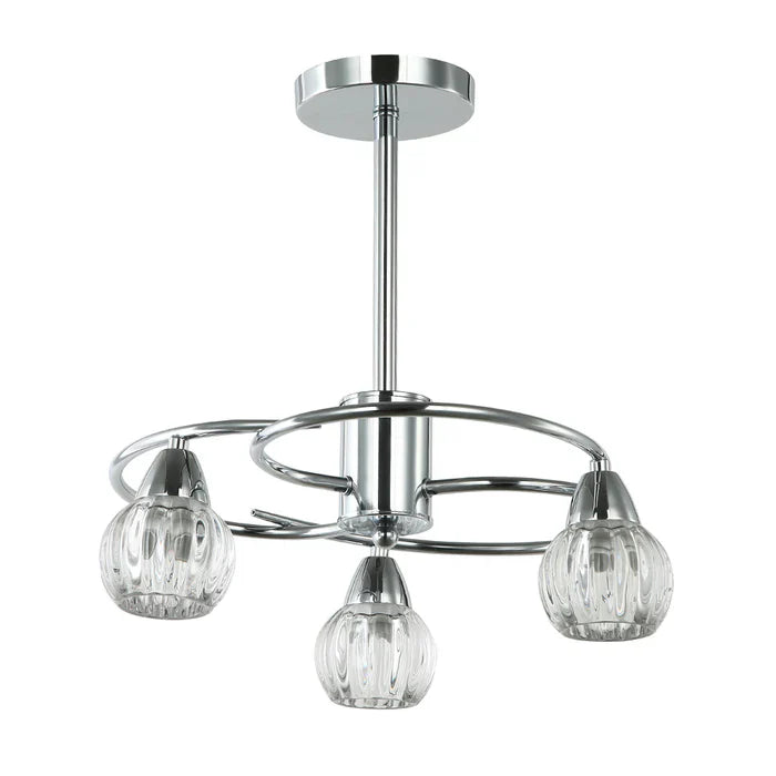 Pendant Light E14 Silver — PL 7041-14-03-SI