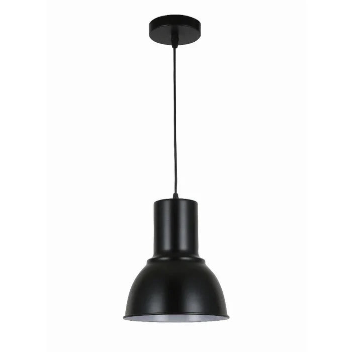 Pendant Light E27 White — PL 7150-BK-WH