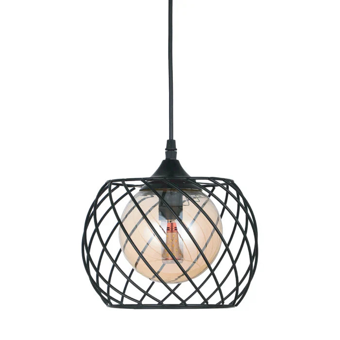 Pendant Light E27 Black — PL 7160-06-BK