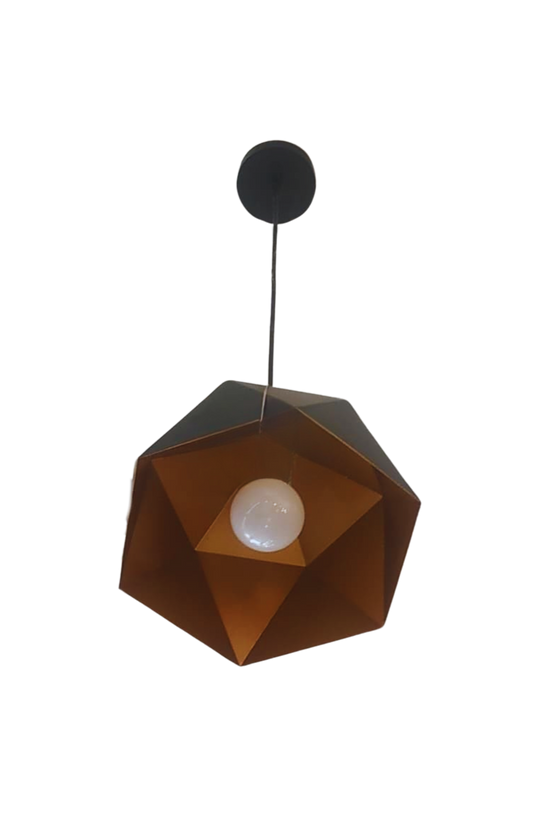 Pendant Light Modern Geometric Black — PL 7825-01-BK