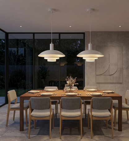 Pendant Light E27 White — PL 7912-02-WH