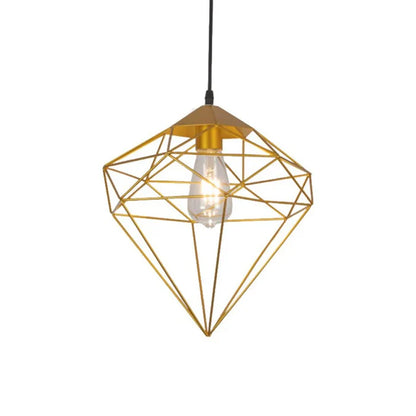 Pendant Light E27 Gold — PL 8062-GO