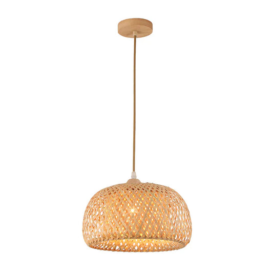 Pendant Light E27 Bamboo — PL WD25-06-02
