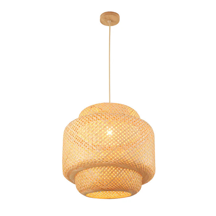 Pendant Light E27 Bamboo — PL WD25-07