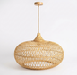 Pendant Light E27 Bamboo — PL WD25-22