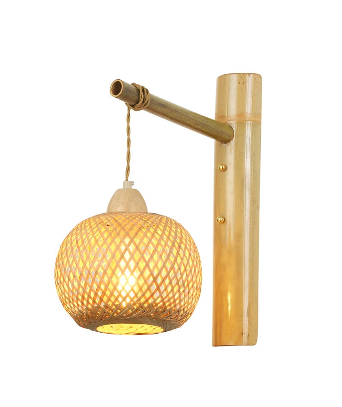 Bamboo E27 Wall Light 1×E27 — PL WD26-01