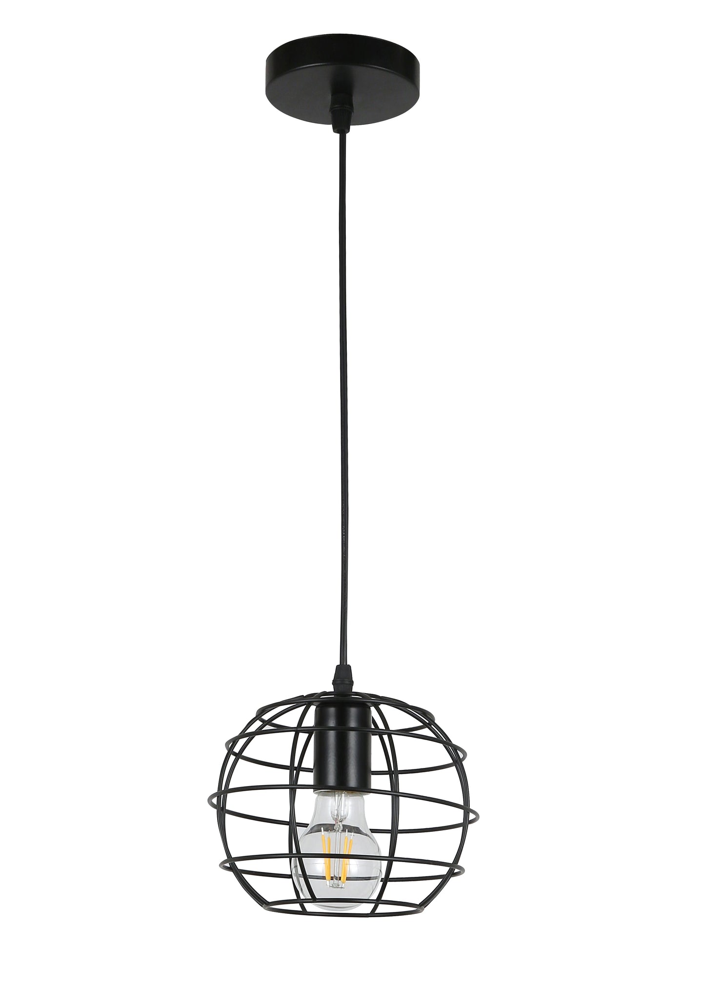 Pendant Light E27 Black — PL 7160-02-BK