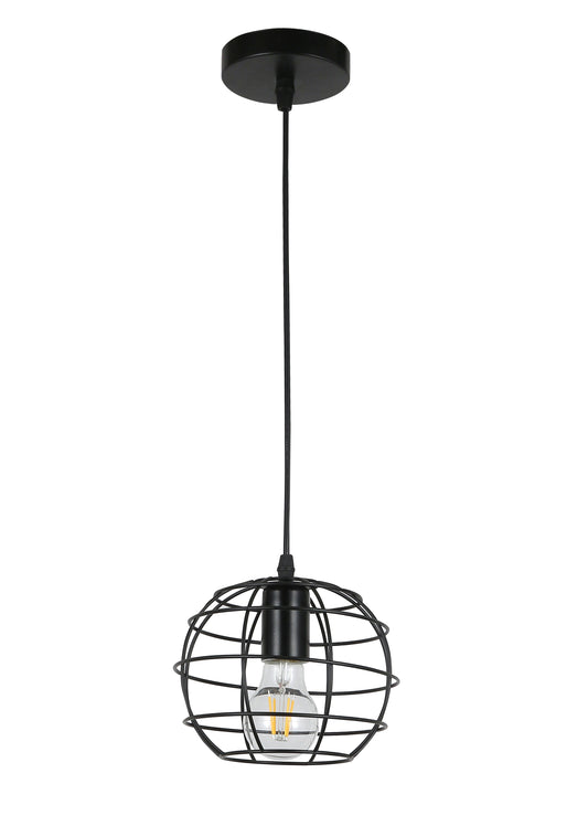 Pendant Light E27 Black — PL 7160-02-BK