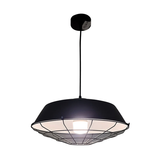 Pendant Light E27 White — PL 7850-BK-WH
