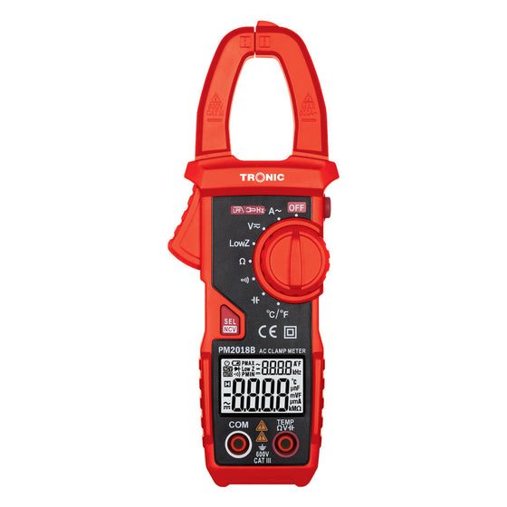 Voltage Testers Digital Clamp Meter Red — PM2018B