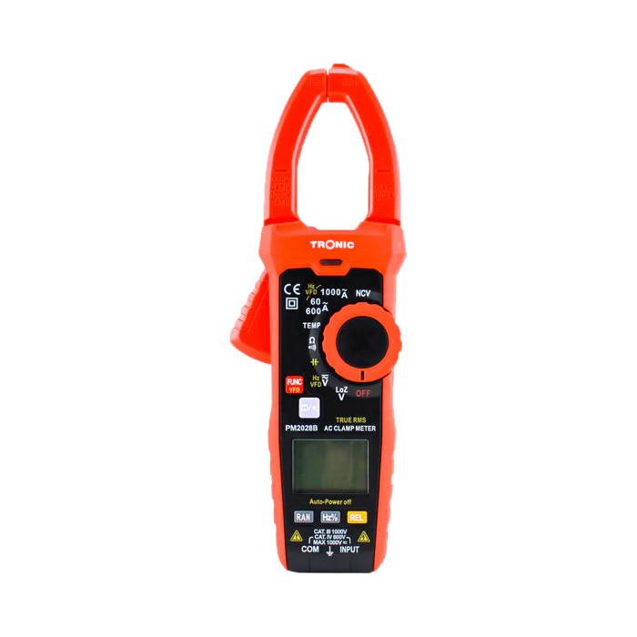Voltage Testers Digital Clamp Meter Orange — PM2028B