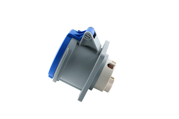 32A 5Pin Industrial Panel Mounted Socket — PS CS5P-32-55