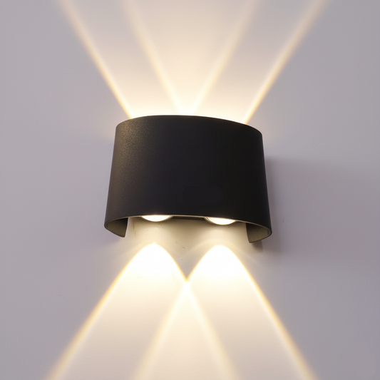 Fence Light 4W Warm White Black — LL 2310-04-BK-WW
