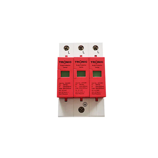Voltage Protector Surge Four Pole Red — SA 0380