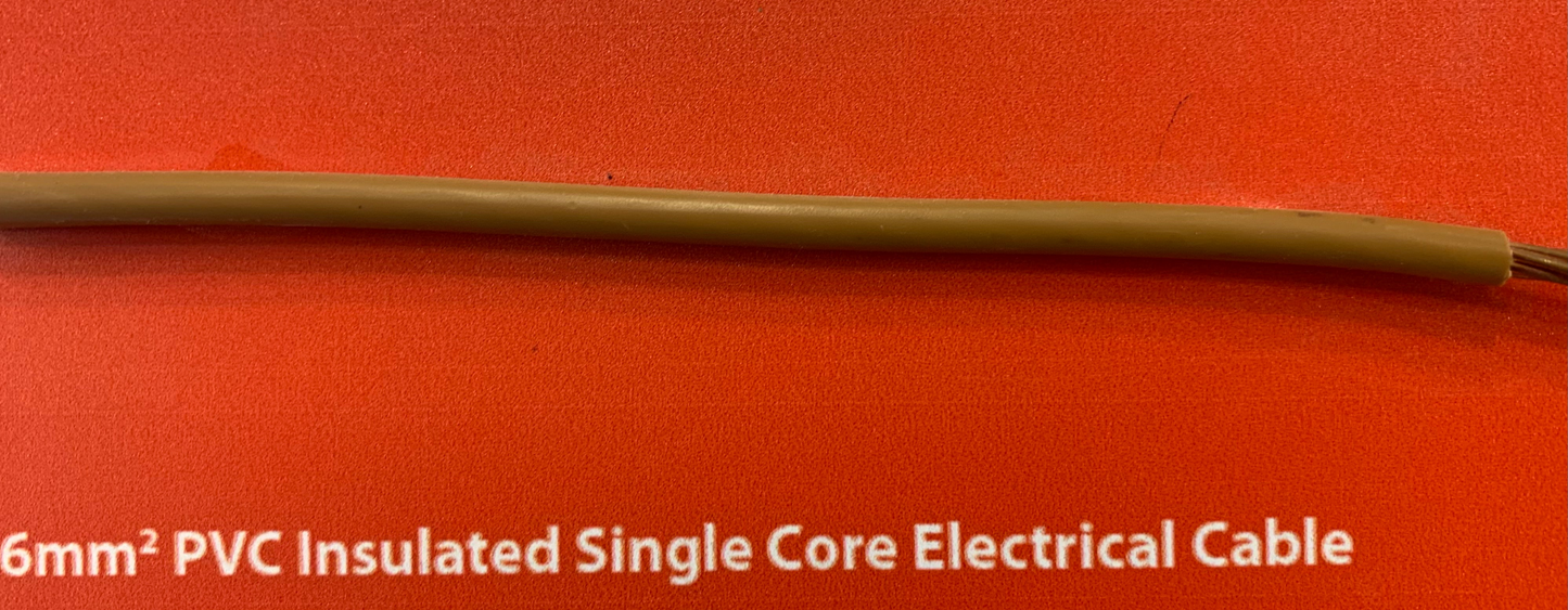 Power Cable Single Core Tri-Colour — TC SCRE-ST-0060-BL