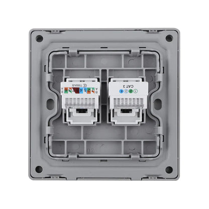Switch Socket Premium Telephone Outlet — TD 5164-GY