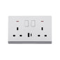 Switch Socket Premium Double Usb-A Black — TD 5213-UB-BK