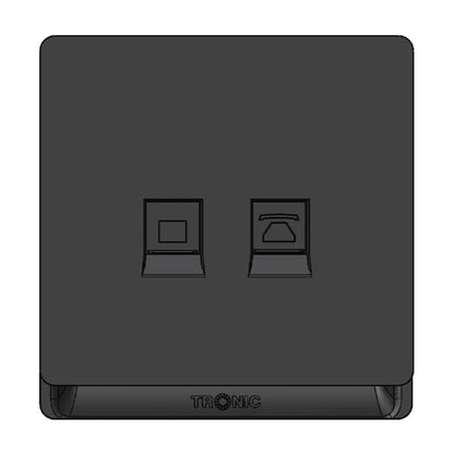 Switch Socket Premium Telephone Outlet — TD 5164-GY