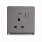 Basic Switches Premium Single Outlet — TD 5113-NE-GY