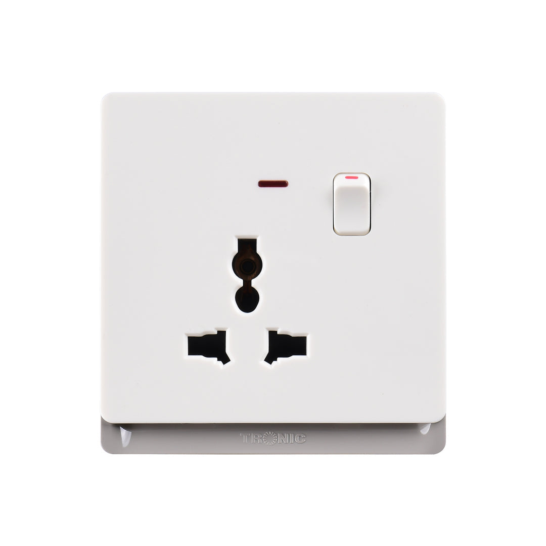 Switch Socket Premium Universal Single — TD 5113-UN-GY