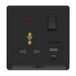 Basic Switches Premium Universal Single Black — TD 5113-UN-UB-BK