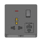 Basic Switches Premium Universal Single Black — TD 5113-UN-UB-BK