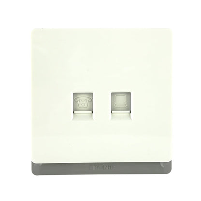 Switch Socket Premium Telephone Outlet — TD 5164-GY