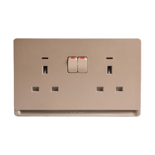 Switch Socket Premium Switched Neon — TD 5213-NE-GY