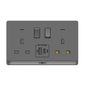 Switch Socket Premium Double Usb-A Black — TD 5213-UB-BK