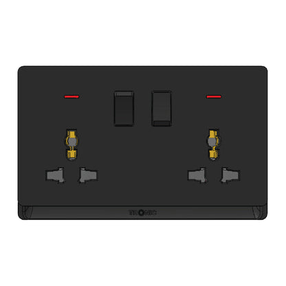 Switch Socket Premium Universal Double Gold — TD 5213-UN-GO