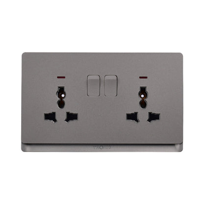 Switch Socket Premium Universal Double Gold — TD 5213-UN-GO