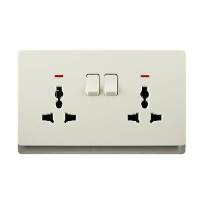 Switch Socket Premium Universal Double Gold — TD 5213-UN-GO